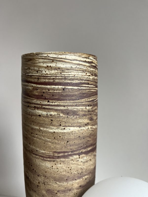 Lampe tube en grès mélangés – Image 3