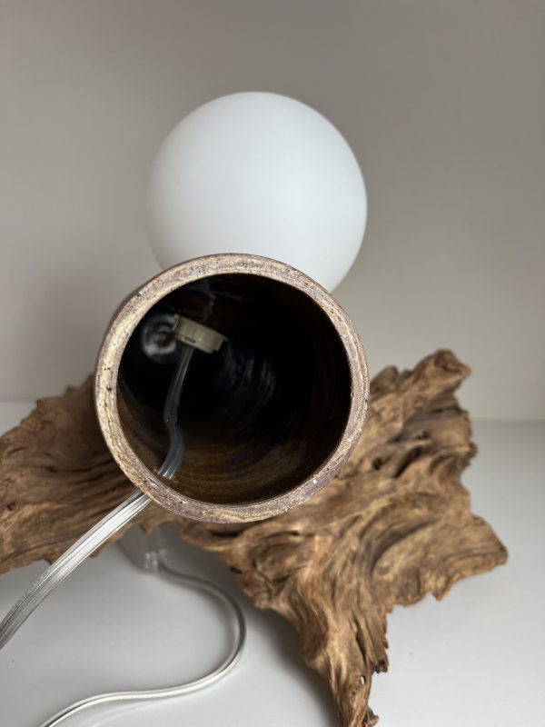 Lampe tube en grès mélangés – Image 5