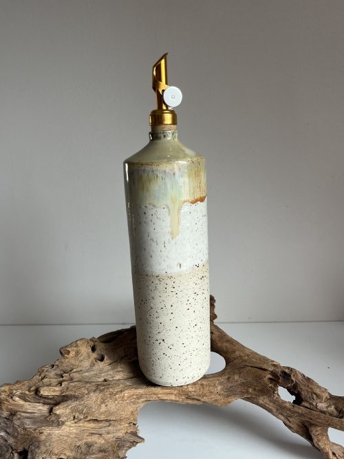 Huilier partiellement émaillé Blanc Beige