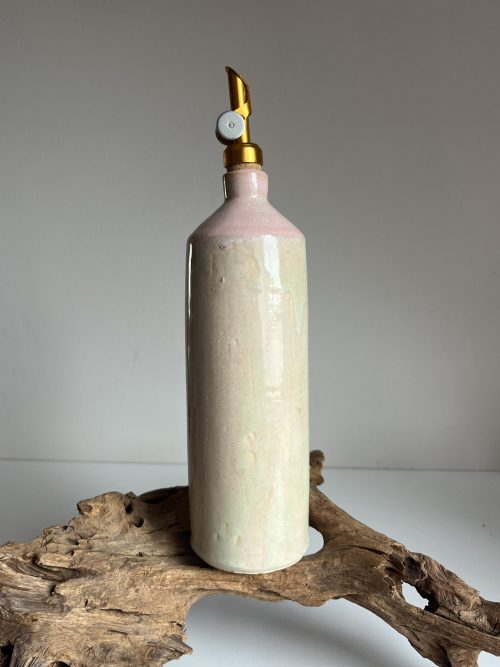 Huilier en grès complètement émaillé