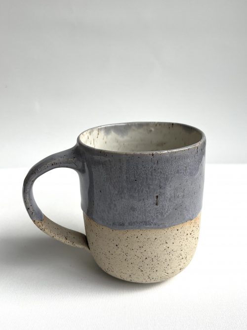 Mug en grès bleuet