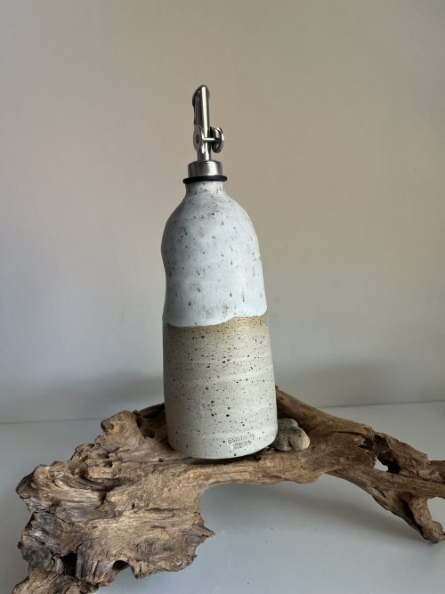 Huilier blanc satiné