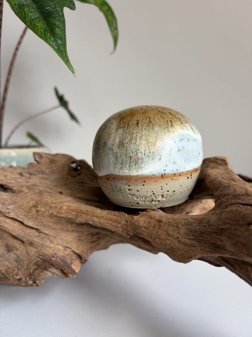Salière magique beige/blanc